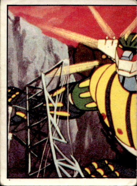 figurina ''Menù a Tendina'' Jeeg Robot 1979 Panini - Foto 78 di 361