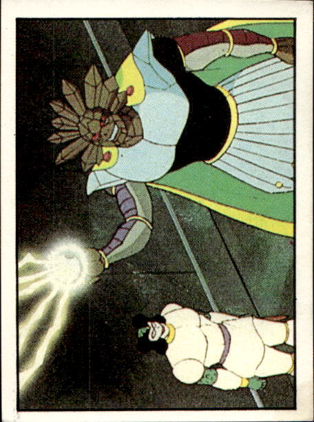 figurina ''Menù a Tendina'' Jeeg Robot 1979 Panini - Foto 134 di 361