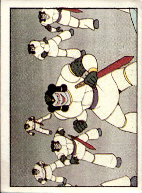 figurina ''Menù a Tendina'' Jeeg Robot 1979 Panini - Foto 146 di 361