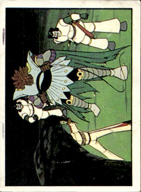 figurina ''Menù a Tendina'' Jeeg Robot 1979 Panini - Foto 158 di 361