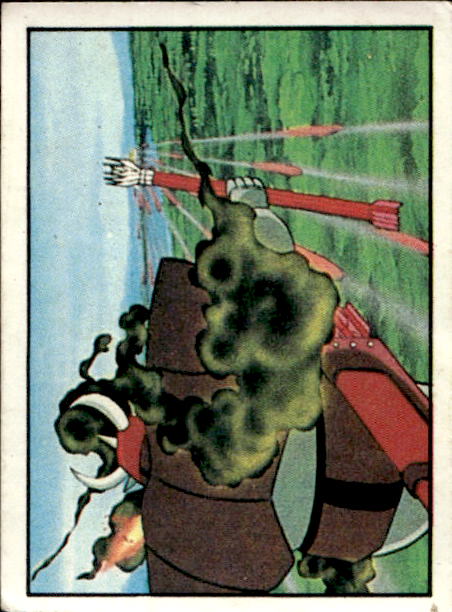 figurina ''Menù a Tendina'' Jeeg Robot 1979 Panini - Foto 250 di 361