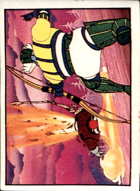 figurina ''Menù a Tendina'' Jeeg Robot 1979 Panini - Foto 264 di 361