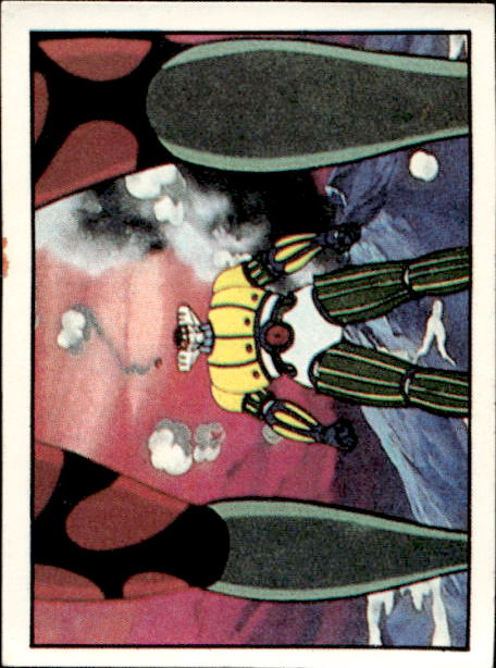 figurina ''Menù a Tendina'' Jeeg Robot 1979 Panini - Foto 288 di 361