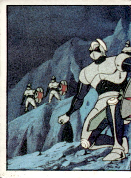 figurina ''Menù a Tendina'' Jeeg Robot 1979 Panini - Foto 302 di 361