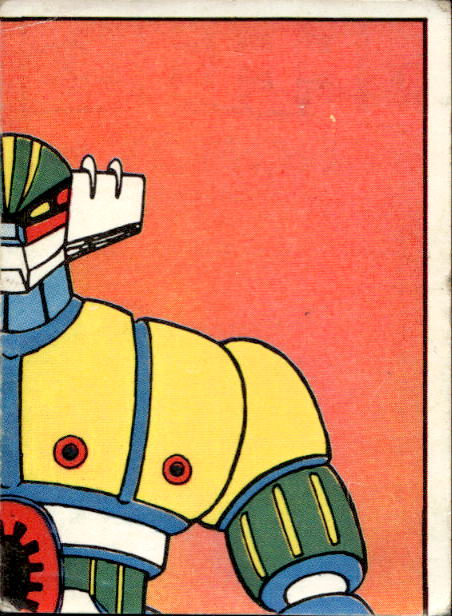 figurina ''Menù a Tendina'' Jeeg Robot 1979 Panini - Foto 356 di 361