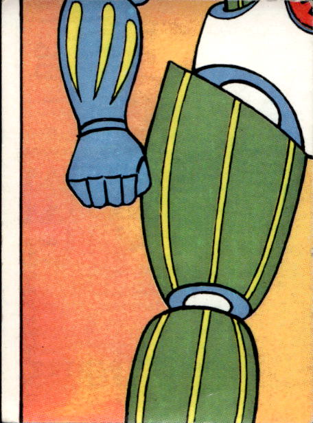 figurina ''Menù a Tendina'' Jeeg Robot 1979 Panini - Foto 358 di 361