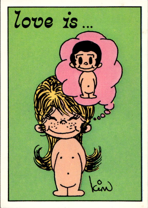 Panini Figur ''Vorhangmenü'' Love is l'amore is… 1975 - Bild 60 von 223
