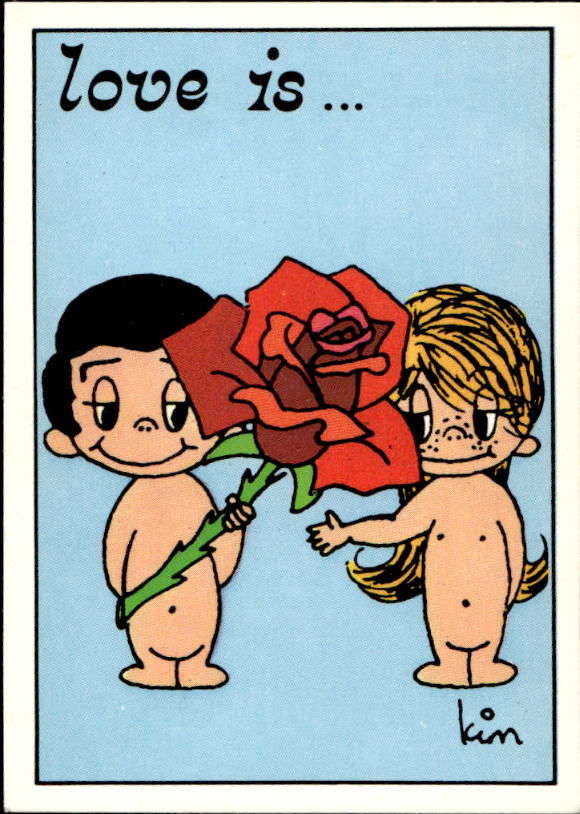Panini Figur ''Vorhangmenü'' Love is l'amore is… 1975 - Bild 160 von 223