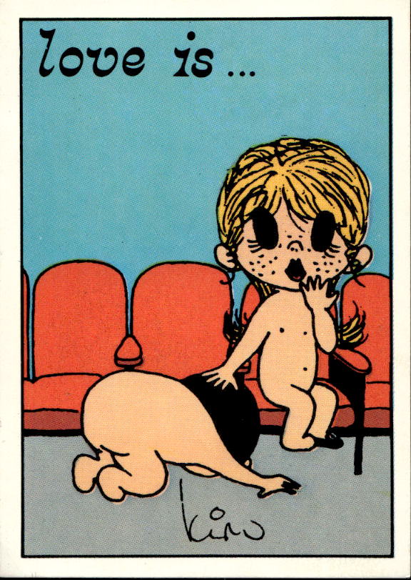Panini Figur ''Vorhangmenü'' Love is l'amore is… 1975 - Bild 78 von 223