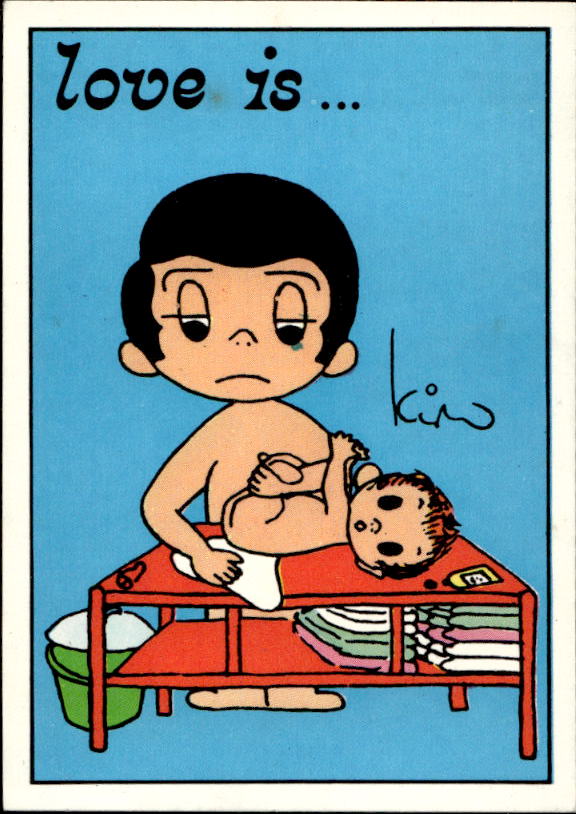 Panini Figur ''Vorhangmenü'' Love is l'amore is… 1975 - Bild 212 von 223